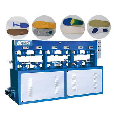 Oil Hydraulic EVA Shoe Sole Making Machine , Multifunctional Shoe Injection Machine