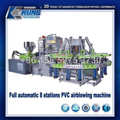 CE Automatic PVC Air Blow Machine , Rustproof Injection Molding Machine For Plastic