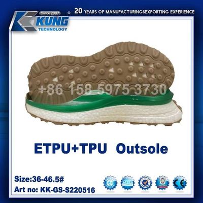 Waterproof TPU Shoe EVA Outer Sole Anti Abrasion Genuine Leather Material
