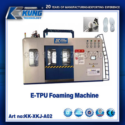 E-TPU Foaming Machine Automatic E-TPU Molding Machine For Shoe Making