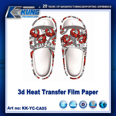 Customised Color 3d Printed Heat Transfer Film Paper For Shoe Making