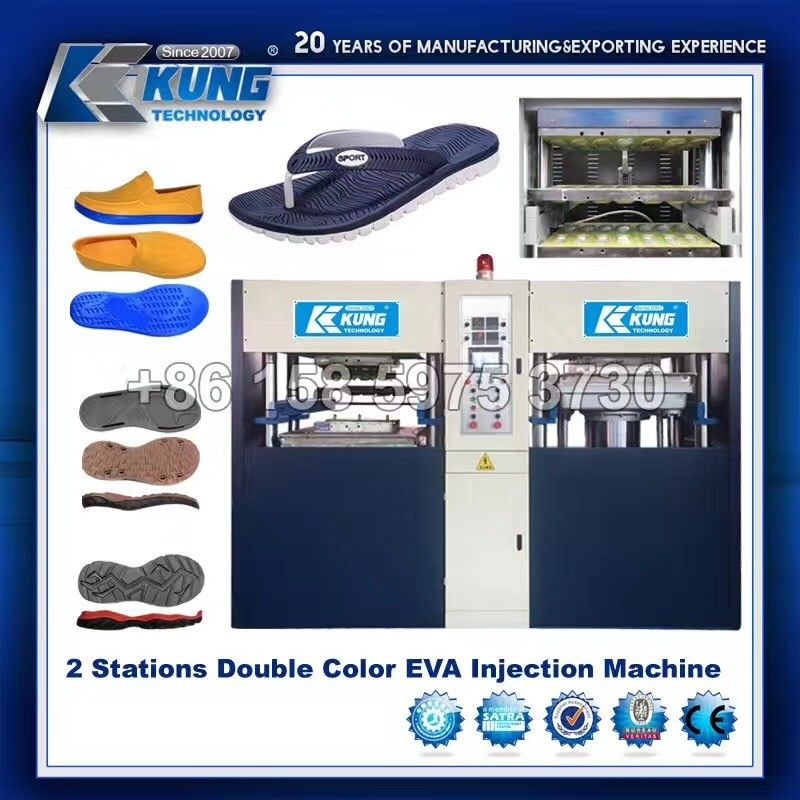 Multicolor Hot Press Molding Machine , Durable EVA Foam Injection Molding Machine