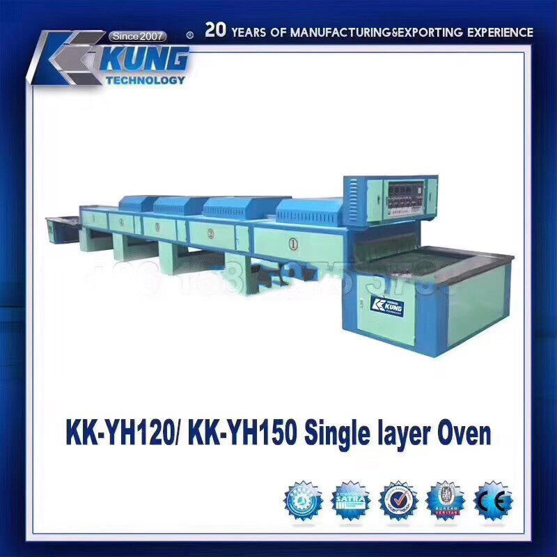 Electric Durable EVA Shoes Injection Machine , Single Layer Belt Conveyor Oven