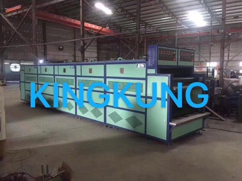 Electric Durable EVA Shoes Injection Machine , Single Layer Belt Conveyor Oven