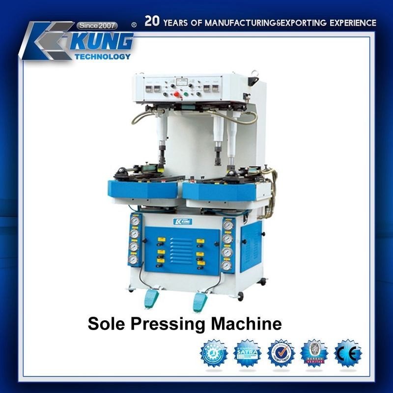 12 Cylinder Sports Shoe Making Machine Electric For Sole Pressing