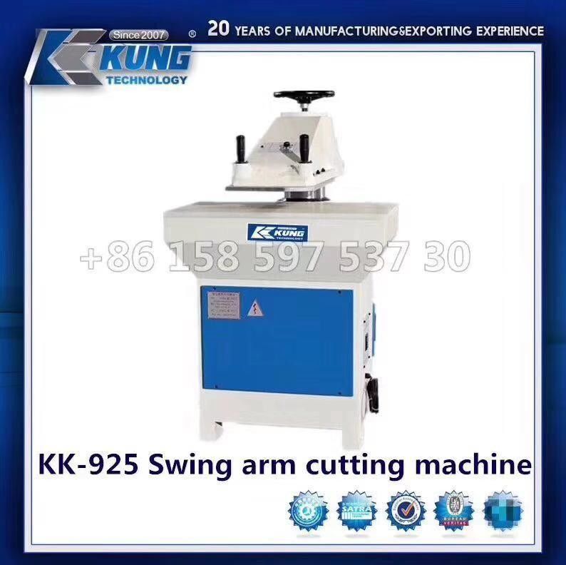 Hydraulic Footwear Plane Cutting Machine , Semi Automatic Swing Arm Cutting Machine