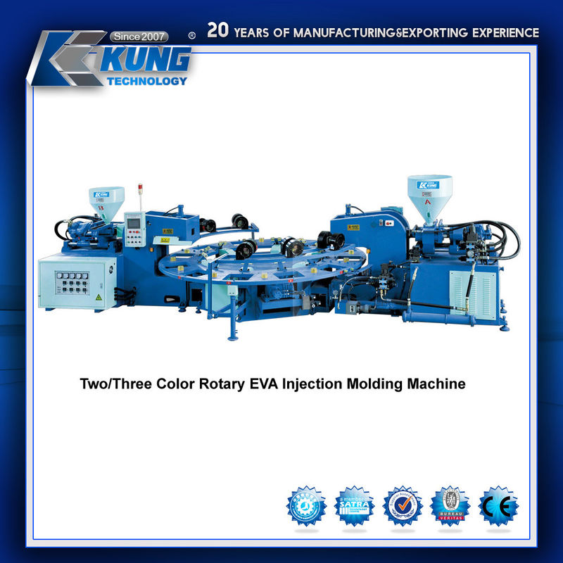 PLC Injection Blow Molding Machine , Multifunctional PVC Sole Machine