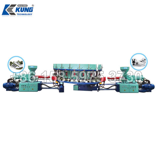 Automatic PVC Injection Molding Shoe Machine 160R/Min Electric
