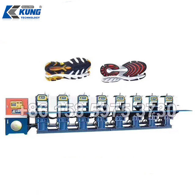CE Antiwear Plastic Sole Injection Molding Machine , Sole Vulcanizing Press Machine