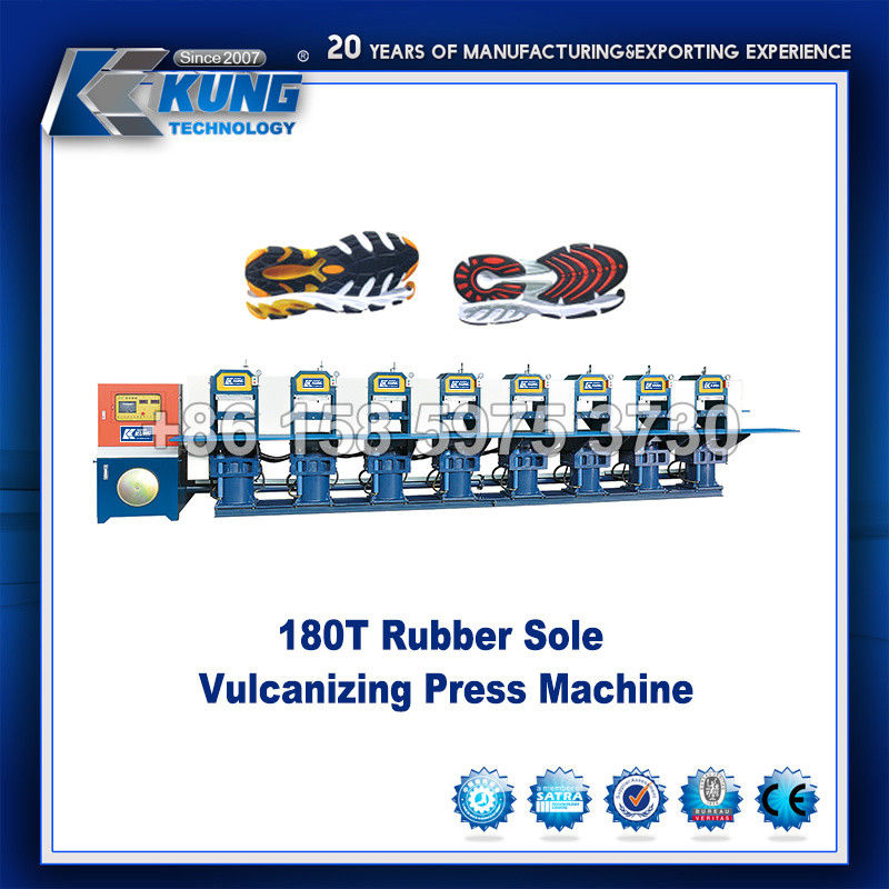 CE Antiwear Plastic Sole Injection Molding Machine , Sole Vulcanizing Press Machine