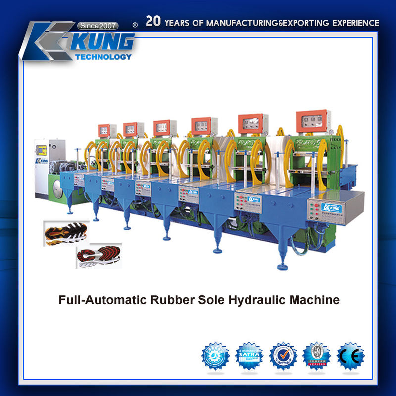 Automatic Rubber Sole Moulding Machine , Hydraulic Plastic Injection Molding Machine