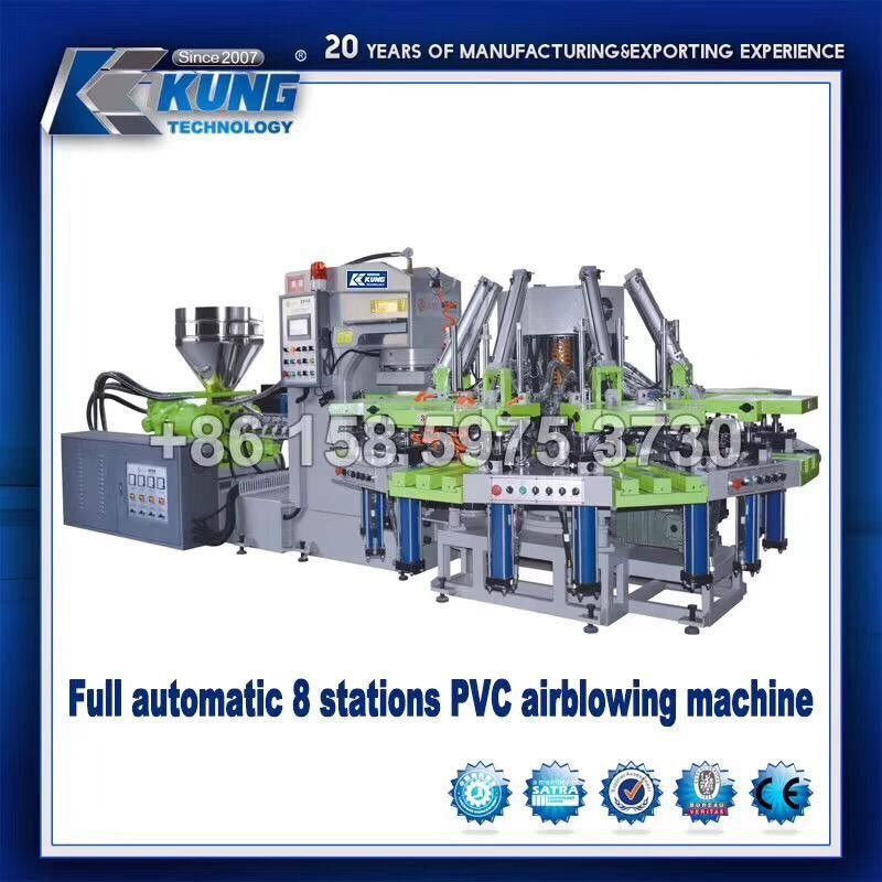 CE Automatic PVC Air Blow Machine , Rustproof Injection Molding Machine For Plastic