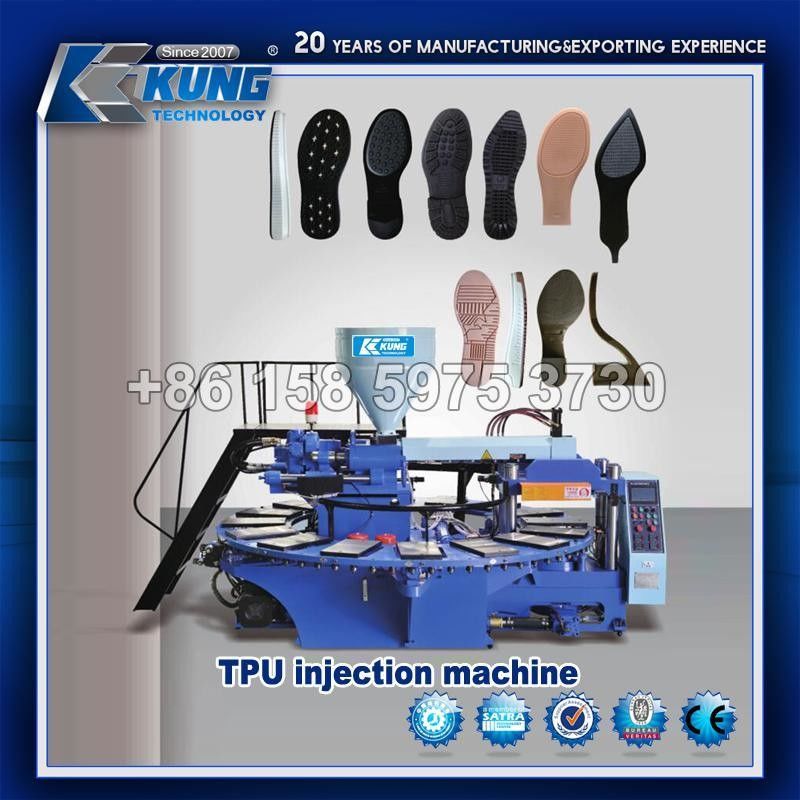 4 Station TPU Injection Machine Single Color Abrasion Resistant