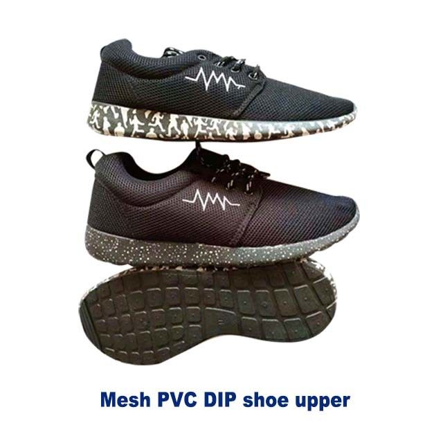 Mesh Sports PVC Safety Shoes Upper Durable Breathable Comfortable