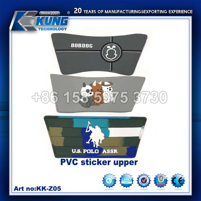 PVC Sticker Shoe Upper Pattern Waterproof For Slipper Making
