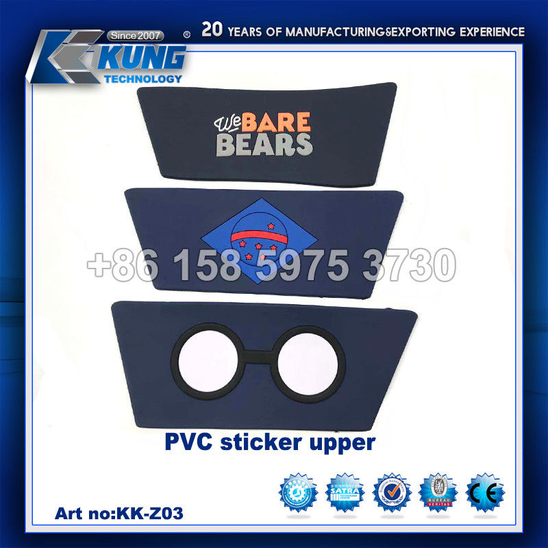 PVC Sticker Shoe Upper Pattern Waterproof For Slipper Making