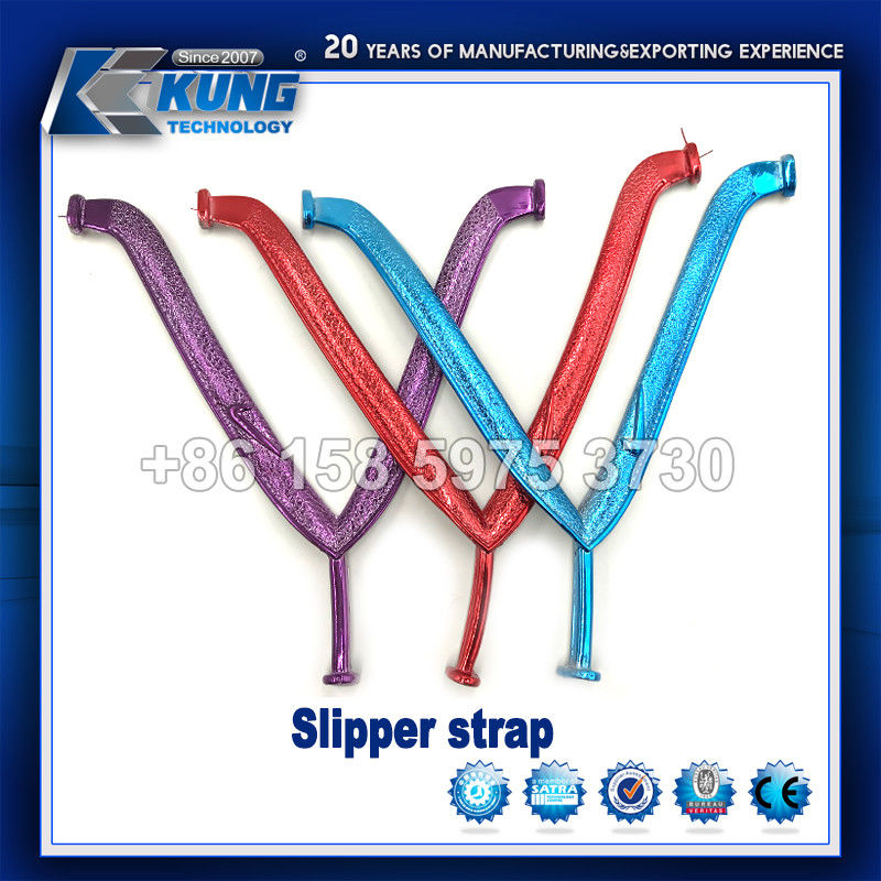 Waterproof Practical PVC Slipper Straps , Anti Abrasion Beach Flip Flops