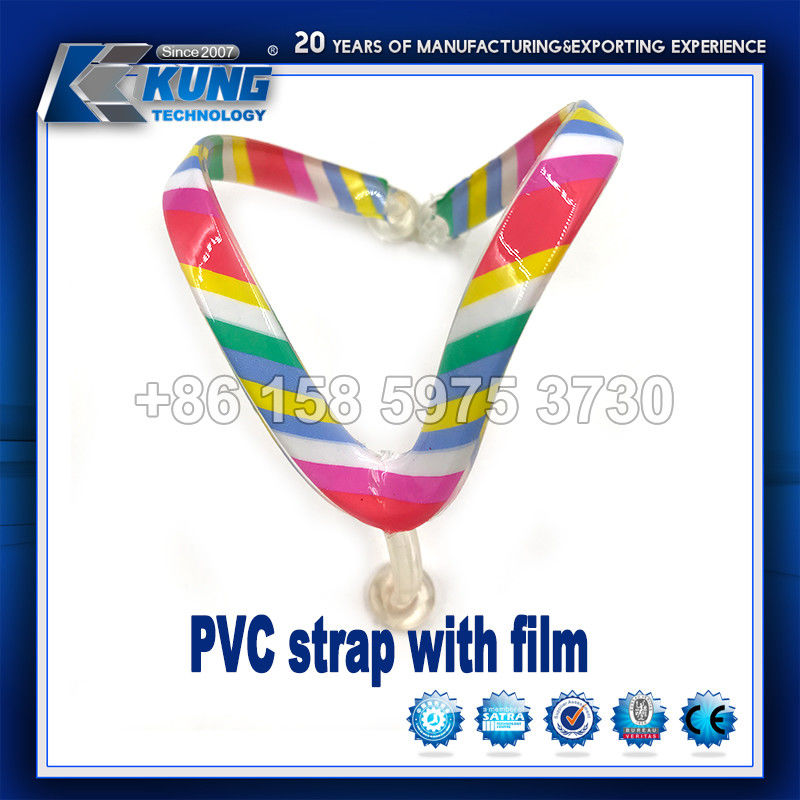 Multipurpose Shoe Making Materials , Multicolor PVC Slipper Straps