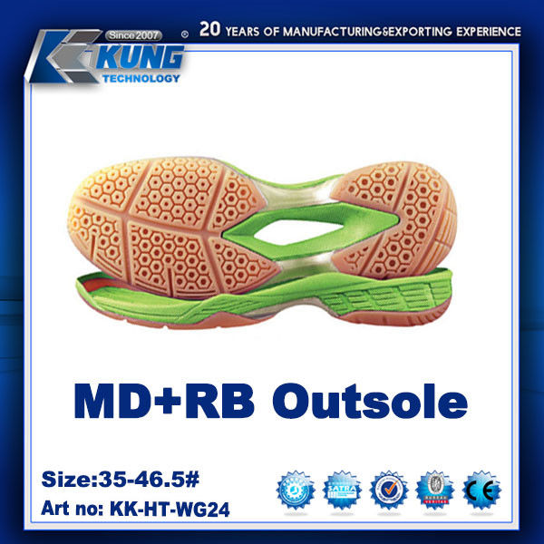Breathable Antiwear EVA Outer Sole Slip Resistant For Sports Shoe