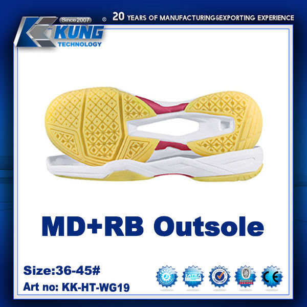 Breathable Antiwear EVA Outer Sole Slip Resistant For Sports Shoe