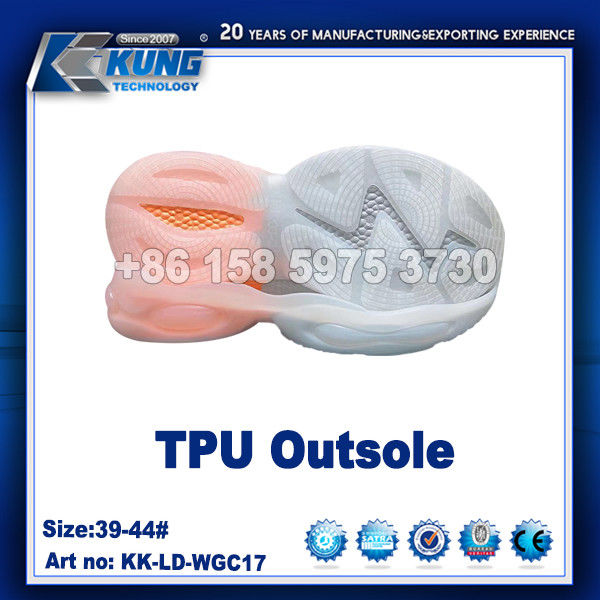 Nontoxic TPU Rubberized EVA Sole , Waterproof Rubber Traction Outsole