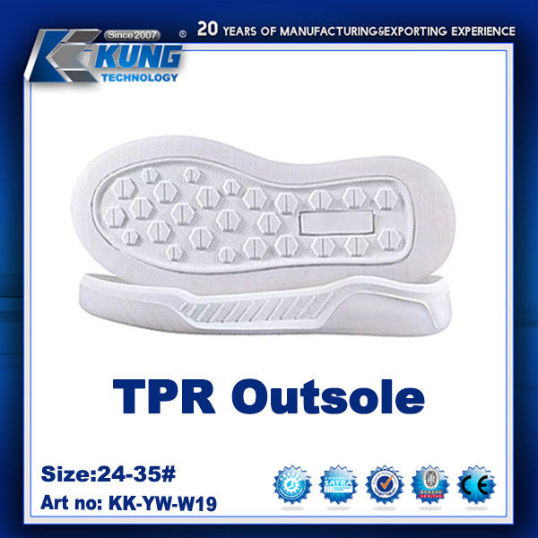 Lightweight TPR EVA Outer Sole Practical Wear Resistant For Men Shoes