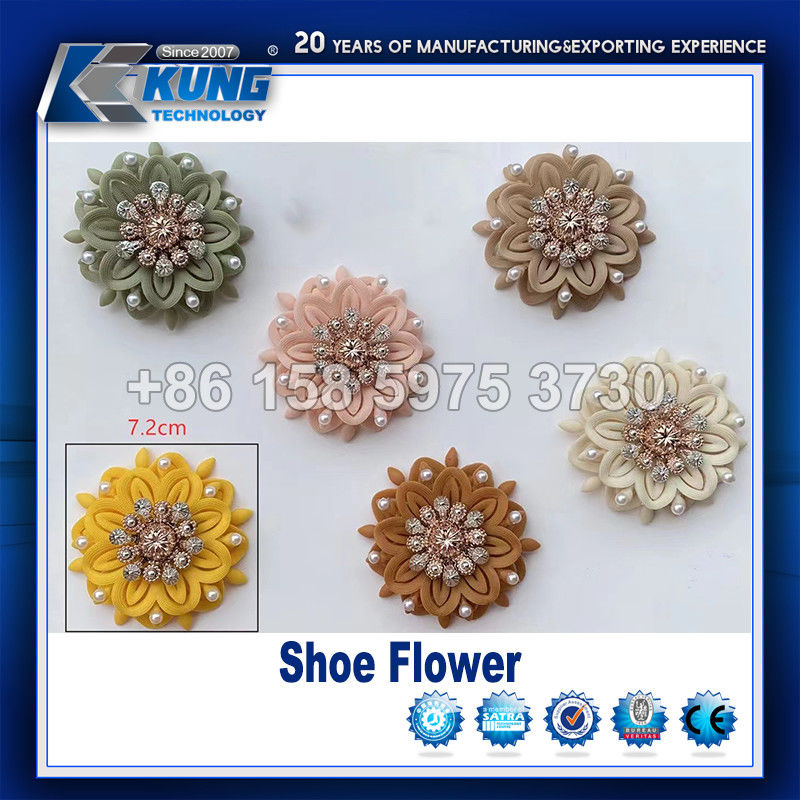 2D 3D Buckle Shoe Making Accessories Multicolor Eco Friendly Soft PVC