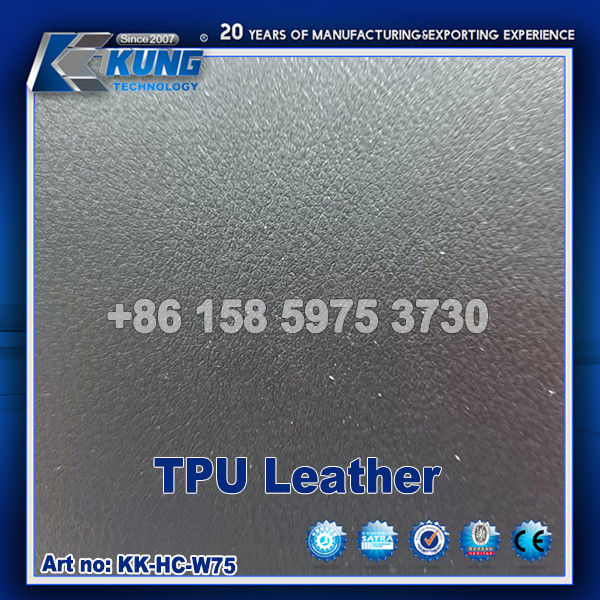 Embossed Printed Shoe Making Materials TPU Synthetic Leather Abrasion Resistant