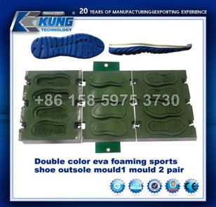 Durable EVA Shoe Sole Mould Pressing Foaming Multipurpose Aluminum