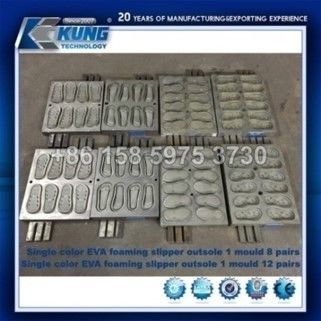 Durable EVA Shoe Sole Mould Pressing Foaming Multipurpose Aluminum