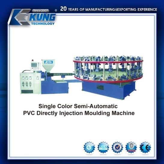 12 16 18 Station Shoe Making Machinery , Practical PVC Sole Machine