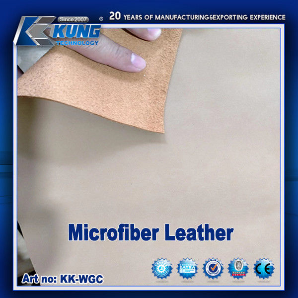 Mildewproof Leather Microfiber Shoe Material Abrasion Resistant Width 54" 55"
