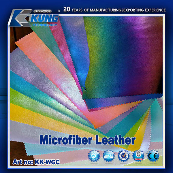 Mildewproof Leather Microfiber Shoe Material Abrasion Resistant Width 54" 55"