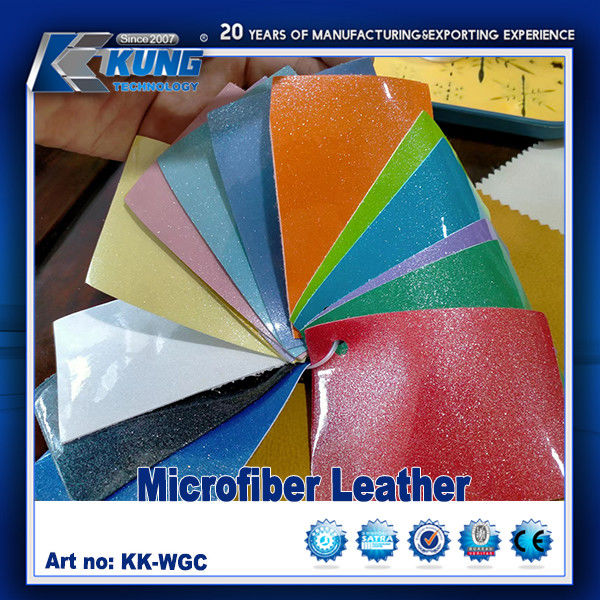 Mildewproof Leather Microfiber Shoe Material Abrasion Resistant Width 54" 55"