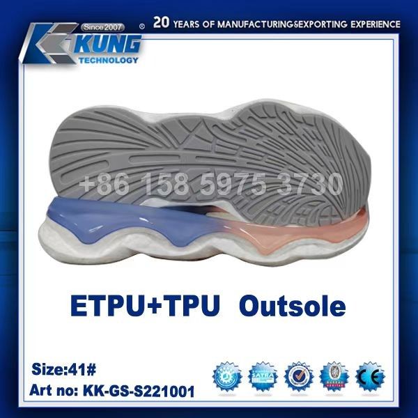Waterproof TPU Shoe EVA Outer Sole Anti Abrasion Genuine Leather Material