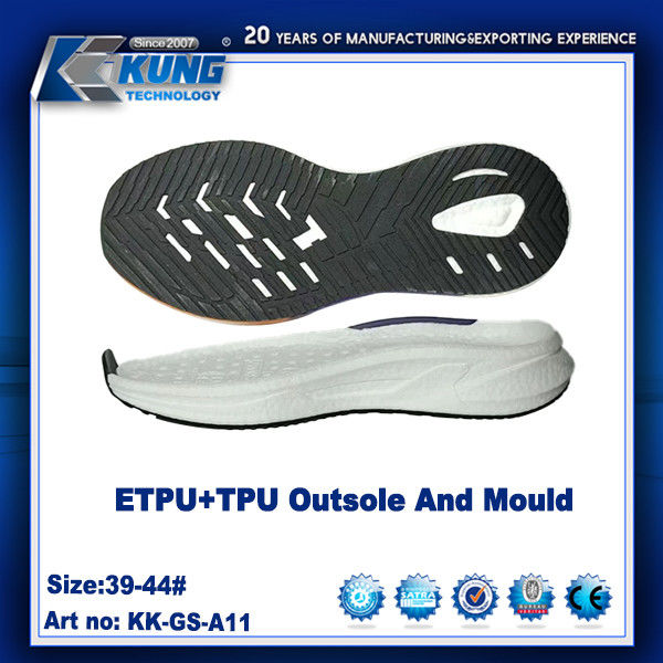 Non Slip EVA Outer Sole Waterproof TPU Rubber Traction Outsole
