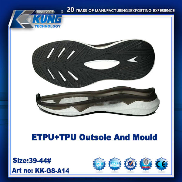 Non Slip EVA Outer Sole Waterproof TPU Rubber Traction Outsole