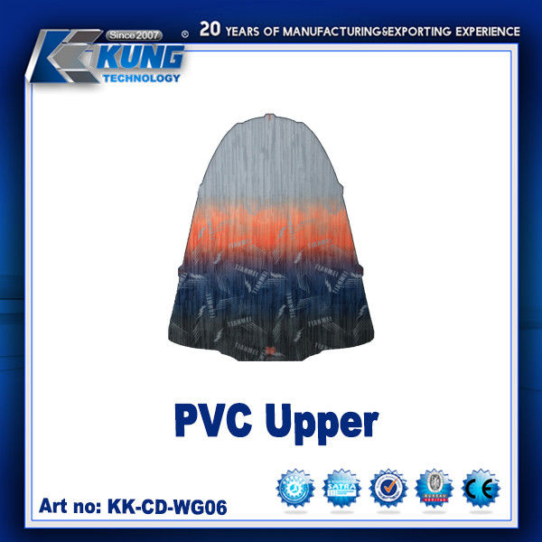 PVC upper/Oem Accept Tr Pvc Mesh Injection Sports Shoes Upper