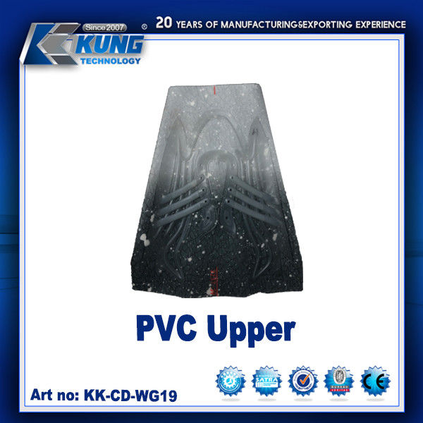 Customized Color PVC Shoes Upper / Oem Pvc Mesh Injection Sports Shoes Upper