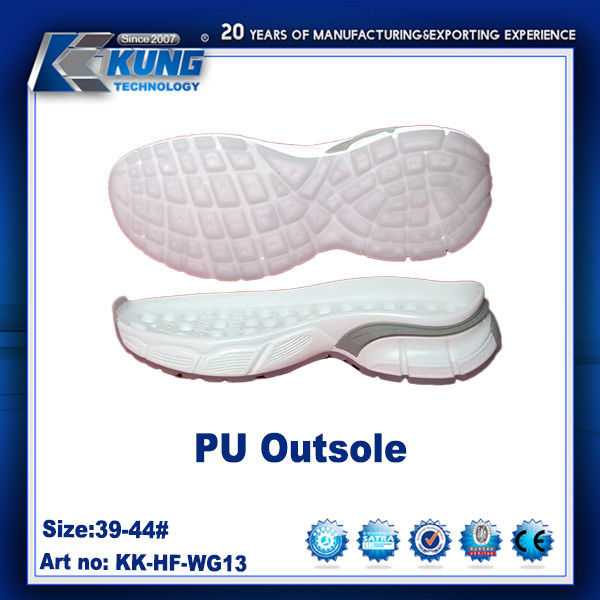 Customized Color Rubber PU EVA Outer Sole Nontoxic Waterproof 39 - 44 Size