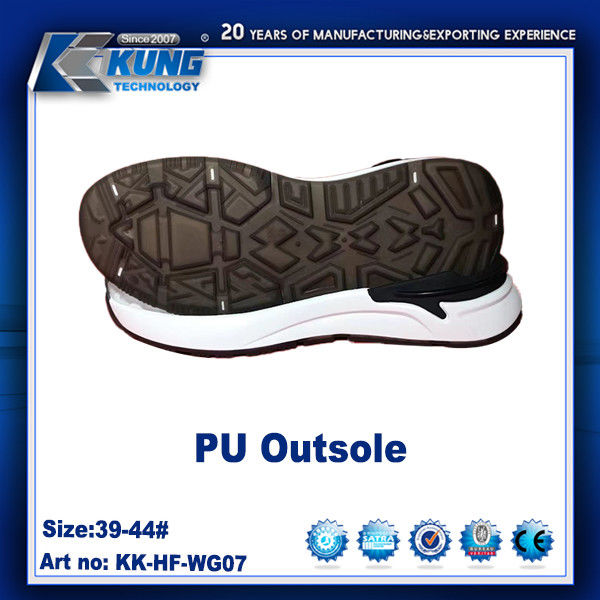 Customized Color Rubber PU EVA Outer Sole Nontoxic Waterproof 39 - 44 Size
