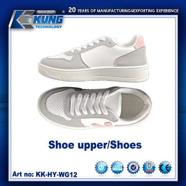 Non Slip  Children Safety Shoes Upper With Customized Logo Printing