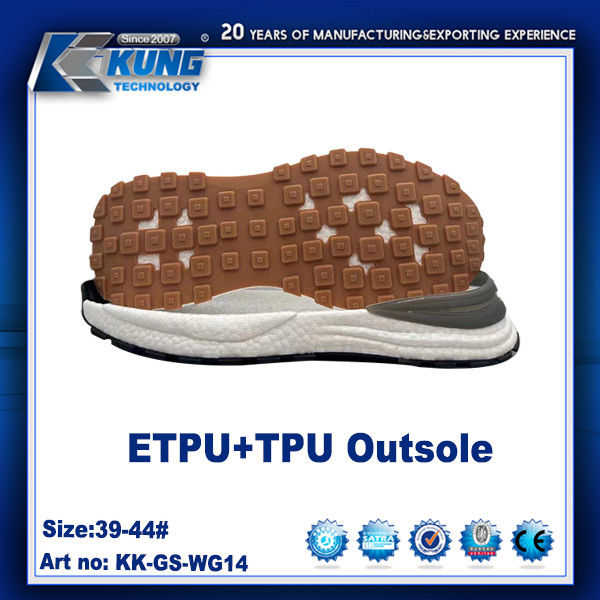 Nontoxic TPU Rubberized EVA Sole Waterproof Rubber Traction Sneaker Outsole