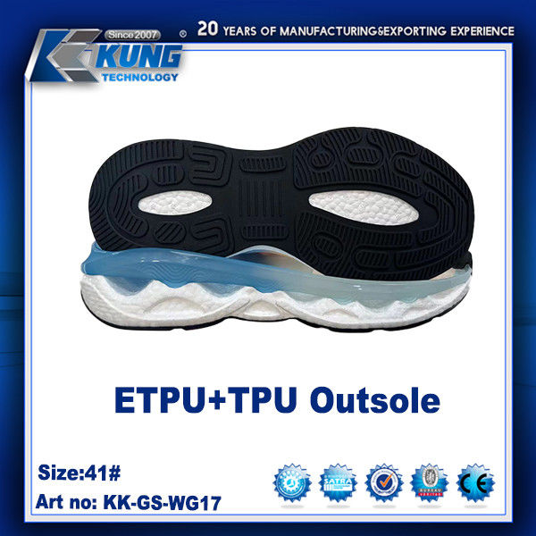 Nontoxic TPU Rubberized EVA Sole Waterproof Rubber Traction Sneaker Outsole