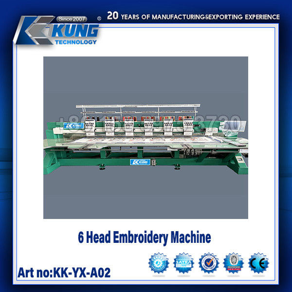 1000r/min Shoe Making Machines 6 Head Embroidery Machine