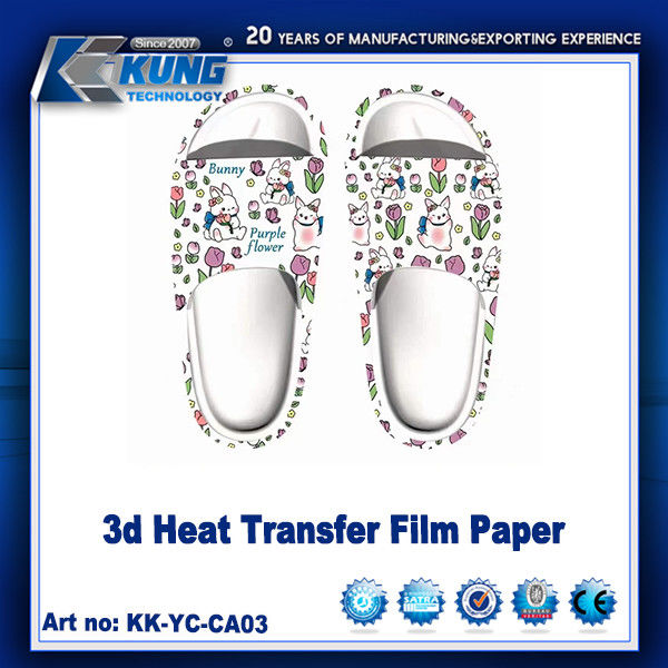 Customised Color 3d Printed Heat Transfer Film Paper For Shoe Making