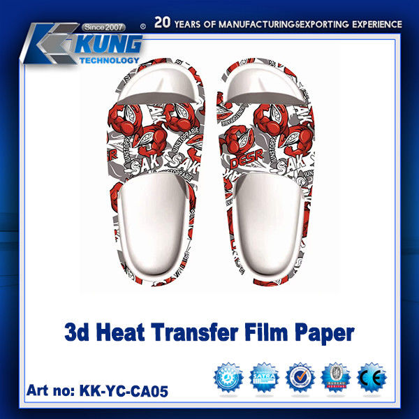 Customised Color 3d Printed Heat Transfer Film Paper For Shoe Making