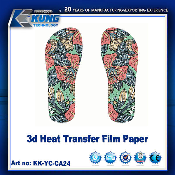 Customised Color 3d Printed Heat Transfer Film Paper For Shoe Making