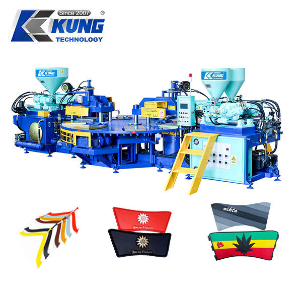 Automatic Plastic Shoe Making Machine Pvc Three Color Upper Molding