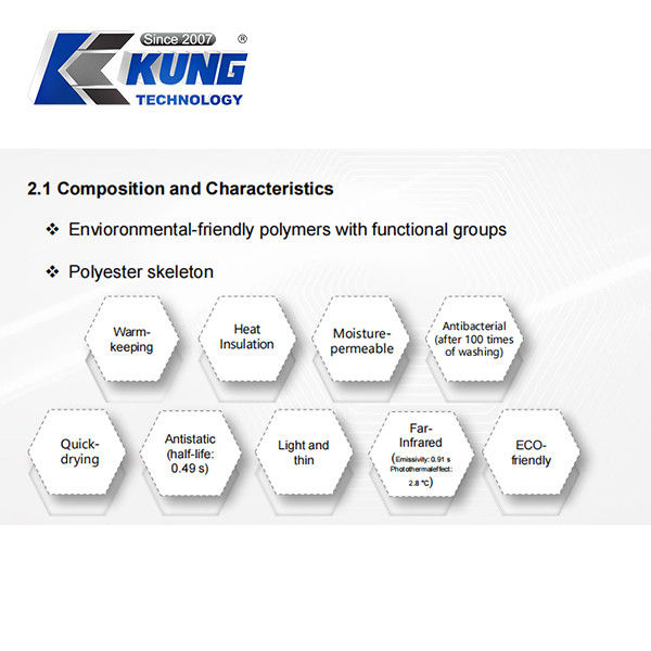 Insulation Ventilate Warm Keeping Nano Material
